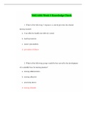NSG6101 WEEK 1, 2, 3, 4, 5, 6, 8, 9, 10 KNOWLEDGE CHECK QUIZ / NSG 6101 WEEK 1 TO 10 KNOWLEDGE CHECK QUIZ (NEWEST-2021-2021): SOUTH UNIVERSITY |100% VERIFIED AND CORRECT ANSWERS|