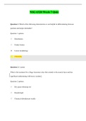 NSG6320 WEEK 7 KNOWLEDGE CHECK QUIZ / NSG 6320 WEEK 7 QUIZ (KNOWLEDGE CHECK): SOUTH UNIVERSITY |NEWEST-2021, 100% VERIFIED AND CORRECT ANSWERS|