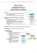 Bedrijfseconomie samenvatting H14 budgettering & verschillenanalyse