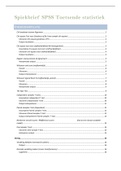 Toetsende Statistiek: SPSS stappenplan 