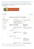 Community Acquired Pneumonia Shadow Health (Anita Douglas)-Subjective Data Collection