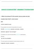 NAPLEX Exam Review - Pharmacy Foundations.pdf 2024 /2025 100% correct