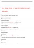 DAA - Final Exam 110 Questions With Complete Solutions.pdf