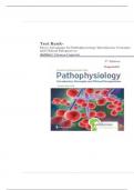 TEST BANK For Davis Advantage for Pathophysiology Introductory Concepts and Clinical Perspectives 3rd Edition ( Theresa Capriotti, 2024) Newest Edition 2024 update