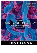 Test Bank - Nester’s Microbiology A Human Perspective Denise G. Anderson Sarah N. Salm Deborah P. Allen Mcgraw Hill ;CompleteAll Chapters 2024 update