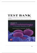 TEST BANK for Nester-s Microbiology A Human Perspective 10th Edition by Denise Anderson, Sarah Salm, Mira Beins and Eugene Nester. All Chapters 1-30 ;Complete Solution GRADED A+.