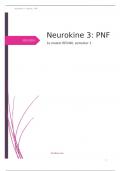 Neurokine 3: PNF (theorie + praktijk) 