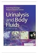 TEST BANK For Urinalysis and Body Fluids, 7th Edition by Strasinger Verified Chapters 1 - 17 ; Complete Newest Version Graded A+.