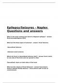   Upgrade: free 7-day trial  Profile Picture   Epilepsy/Seizures - Naplex Questions and answers