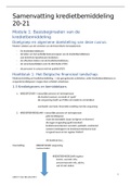 Samenvatting  Kredietbemiddeling (B2G064)