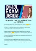 NR546 Week 1: test your knowledge quiz & Ans/ 2024-2025.