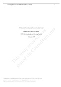 NR 504 Week 5 Assignment: Leading a Culture of Excellence Paper: 2 Versions (Summer 2020)-Chamberlain College Of Nursing