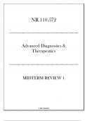 (JHU) NR.110.572 Advanced Diagnostics & Therapeutics - Midterm Review 1 20242025