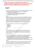 Chapter 02: The History of Public Health and Public and Community Health Nursing Stanhope: Foundations for Population Health in Community/Public Health Nursing, 5th Edition,100% CORRECT