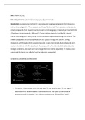 CHM 205 Experiment 3b Column Chromatography lab report