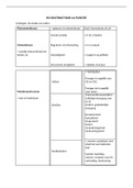 Verpleegkundig redeneren en handelen 1: Anatomie: schema membraanstructuur