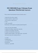 FSU REE4204 Exam 3 Sirmans Exam Questions With Revised Answers