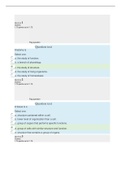 BIO201 Topic 1; introduction to ANATOMY AND PHYSIOLOGY I (answered 2021)