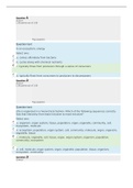 Straighterline: ANATOMY AND PHYSIOLOGY I /  BIO201 quizzes 1-16, Midterm and final exam collection answered and graded 98 overall > Latest fall 2022/2023.