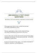 68W MODULE 2 TEST STUDY QUESTIONS |GUARANTEED |ACCURATE ANSWERS