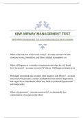 68W AIRWAY MANAGEMENT TEST WITH GUARANTEED ACCURATE ANSWERS