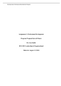 BUS 520 Assignment 2 Professional Development Program Proposal