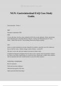 NGN: Gastrointestinal EAQ Case Study Guide.