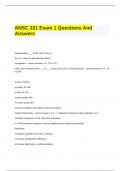 ANSC 321 Exam 1 Questions And Answers