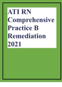 ATI RN Comprehensive Practice B Remediation 2021.