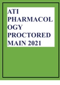 ATI PHARMACOLOGY PROCTORED MAIN 2021.