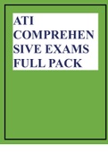 ATI COMPREHENSIVE EXAMS FULL PACK.