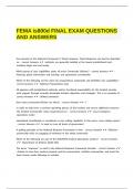 FEMA IS-800.D EXAM BUNDLED QUESTIONS AND ANSWERS.