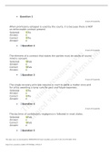 LEG 100 Quiz 2 Week 5 test exam questions and answers Strayer University 