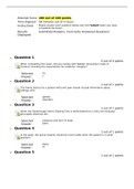 NURS 6512 Week 11 Final Exam