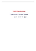 NR601 Question Bank / NR 601 Test Bank (Ch 1 – Ch 19, 300 Q & A) (LATEST, 2021) : Chamberlain College of Nursing |100% Correct Q & A, Download to Secure HIGHSCORE|