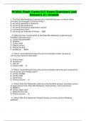 PCNSA Flash Cards/117 Exam Questions and Answers A+ Graded