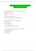 CWEA E/I Level 3 Test Questions & 100% Correct Answers