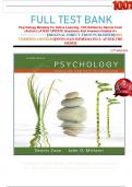 FULL TEST BANK Psychology Modules for Active Learning, 12th Edition by Dennis Coon (Author) LATEST UPDATE Questions And Answers Graded A+   