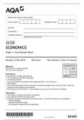 AQA GCSE ECONOMICS PAPER 1 QUESTION PAPER 2024 ( 8136/1 : How Markets Work)