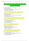 NURS307 EXAM 1 VOCAB EXAM QUESTIONS WITH COMPLETE SOLUTIONS