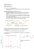 Samenvatting Organic Chemistry Hoofdstuk 3: Spectroscopie 