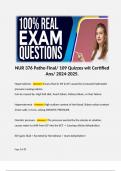 NUR 376 Patho Final/ 109 Quizzes wit Certified Ans/ 2024-2025. 