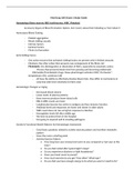 NURSING 105 - Peds Exam 3 Study Guide.