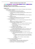 NURSING HEALTH ASS - Pediatrics Assessment Exam 3 Study Guide.