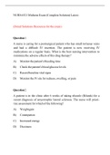 NURS 6521N Midterm Exam – Advanced Pharmacology