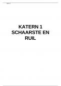 Katern 1 schaarste en ruil