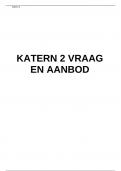 Katern 2 vraag en aanbod