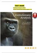 Evolutionary Analysis, 5th Edition TEST BANK by Herron & Freeman, ISBN: 9780321616678, All 20 Chapters Covered, Verified Latest Edition