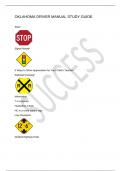 OKLAHOMA DRIVER MANUAL STUDY GUIDE