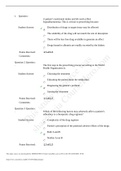 NURSING NSG 6005 pharm2 quiz GRADED A+